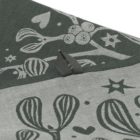 Ferm Living Utierka z organickej bavlny Mistletoe Dark Green