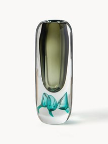 Ručne fúkaná sklenená váza Tyron, V 33 cm