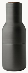 Súprava mlynčekov na soľ a korenie's drevenými vrchnákmi Bottle Grinder, 2 diely