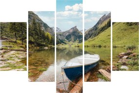 Obraz - Seealpsee, jazero Švajčiarska (150x105 cm)