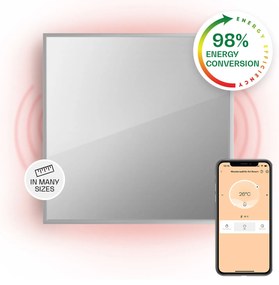 La Palma 500 smart, infračervený ohrievač 2 v 1, 60 x 60 cm, 500 W, zrkadlová predná časť