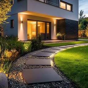 Vonkajšie nástenné svietidlo 2xGU10/35W/230V IP54 guľatý čierna