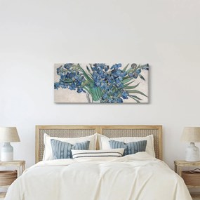 Obraz - Vincent van Gogh, Irises, reprodukcia (120x50 cm)