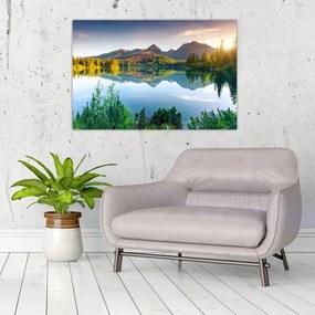 Obraz - Jazero (90x60 cm)
