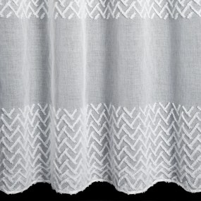 ZÁVES NA KRRÚŽKOCH ESTERI 140X250 CM BIELA