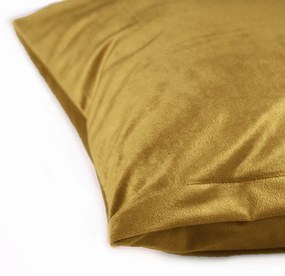 Biante Zamatová obliečka na vankúš Velvet Prémium SVP-009 Horčicová 70 x 90 cm