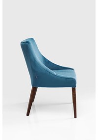 Mode stolička modrý zamat