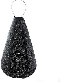 Lumiz SOLÁRNY LAMPÁŠ DROP 48X28 CM TMAVOSIVÁ