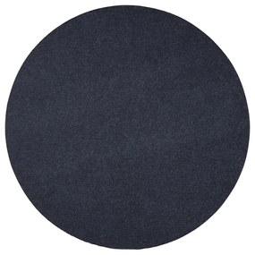 Vopi koberce Kusový koberec Quick step antracit kruh - 200x200 (priemer) kruh cm