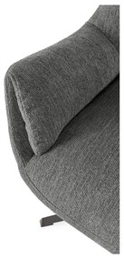 Sivé kreslo Odette – Marckeric