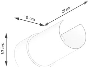 Sollux SL.1676 - Nástenné svietidlo FLASH 1xE27/15W/230V biela