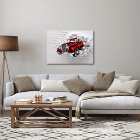 Obraz - Červené auto (70x50 cm)