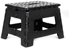 Skládacia stolička TABOR 22 cm čierna