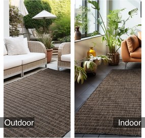 Ayyildiz, Kusový koberec Zagora 4513 Black – na von aj na doma, 120x170, čierna, chodba / predsieň