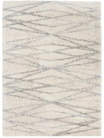 Kusový koberec shaggy Ekin krémový 80x150cm