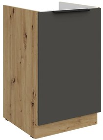 Kuchynská skrinka Aria-Gr/Ar Anti Fingerprint 50zl 1f Bb