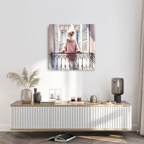 Obraz pokojné chvíle na balkóne