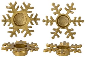 Kovové svietniky s vianočným motívom v súprave 2 ks Lisetta - Bloomingville