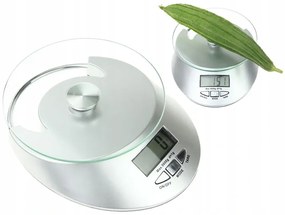 Verk 17026 Digitálna kuchynská váha 5 Kg strieborná