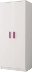 Šatníková skriňa SCOUT - biela (viac variant)