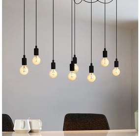 Eglo 43322 - Luster na lanku HOGSMILL 8xE27/40W/230V