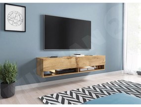 TV skrinka Aldesia -140 (dub wotan) (osvetlenie LED RGB farebné). Vlastná spoľahlivá doprava až k Vám domov. 1058415