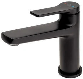 F-Design Seppia, umývadlová batéria + odtoková zátka ClickClack, čierna matná, FD1-SPA-2-22