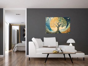 Obraz – Strom života v mesiaci (90x60 cm)