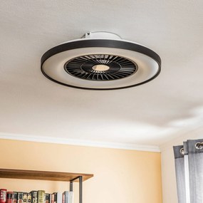 Starluna Narmin stropný LED ventilátor Tuya čierna