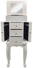 Skrinka na šperky, biela