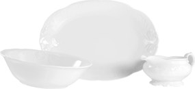 XXXLutz SERVÍROVACIA SADA Frederike weiss 3-dielne Creatable - Online Only bytové doplnky - 007768067904