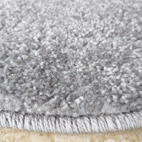 DY Okrúhly sivý koberec Portofino Rozmer: 100 cm