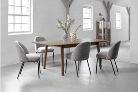 Rozkladací jedálenský stôl Zabrina 140-200 cm dymový dub