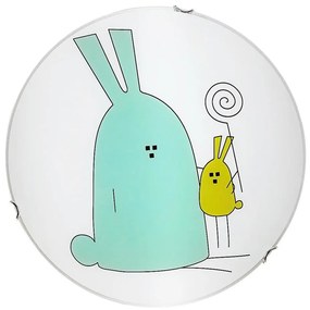 Rabalux 71279 - Detské stropné svietidlo FLAPPY 2xE27/60W/230V