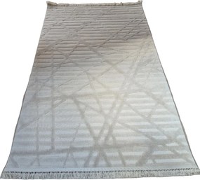 Krémovo-béžový koberec v boho štýle TWIST CREAM 20294A Rozmer: 120x170 cm