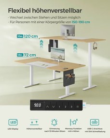 Elektrický výškovo nastaviteľný stôl LSD028YD02