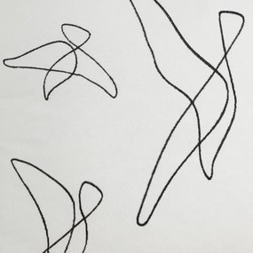 Eglo 420004 - Dekoračný vankúš CHEVERY 45x45 cm biela/čierna