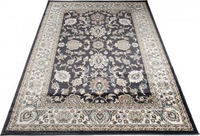 Koberec Dubai CHU antracitový obdĺžnikový – polypropylén Rozmer: 60x100 cm