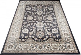 Koberec Dubai CHU antracitový obdĺžnikový – polypropylén Rozmer: 60x100 cm