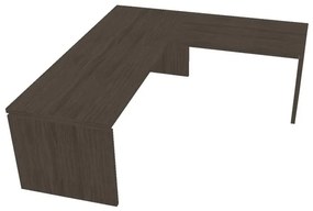 Ergonomický stôl Verno 220 x 200 cm, pravý, dub antracit