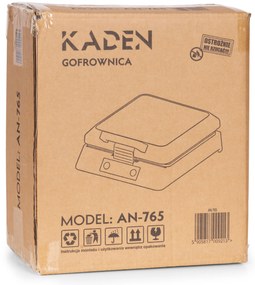 KADEN Vaflovač na 4 vafle - 1080-1300W KADEN