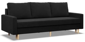 Trojmiestna rozkladacia sedačka BLANK Comfort čierna