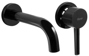 Podomietková umývadlová batéria Rea Lungo čierna + box