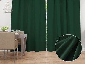Biante Zamatový záves Velvet Prémium SVP-012 Zelený - šírka 135 cm 135x150 cm