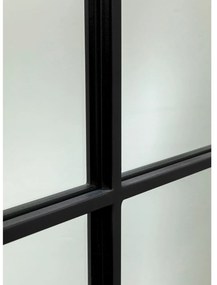 Finestra nástenné zrkadlo čierne 60x140 cm