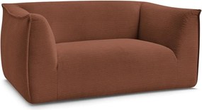 Oranžová menčestrová pohovka 170 cm Giorgia – Bobochic Paris