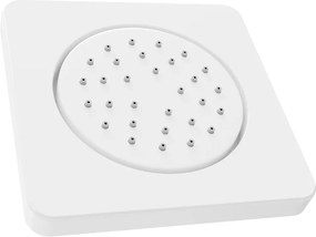 Mexen - podmietková sprchová tryska, štvorcová, 130x130 mm, biela, 79366-20