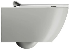 GSI GSI, PURA závesná WC misa, Swirlflush, 36x55cm, Cenere dual-mat, 881517