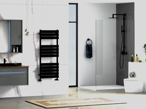 Cerano Claude, vykurovacie teleso 1200x500mm, 650W, rozteč pripojenia 450 mm, čierna matná, CER-CER-429658