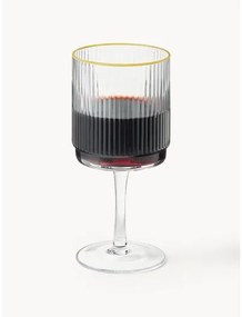 Ručne vyrobené poháre na víno Minna, 4 ks